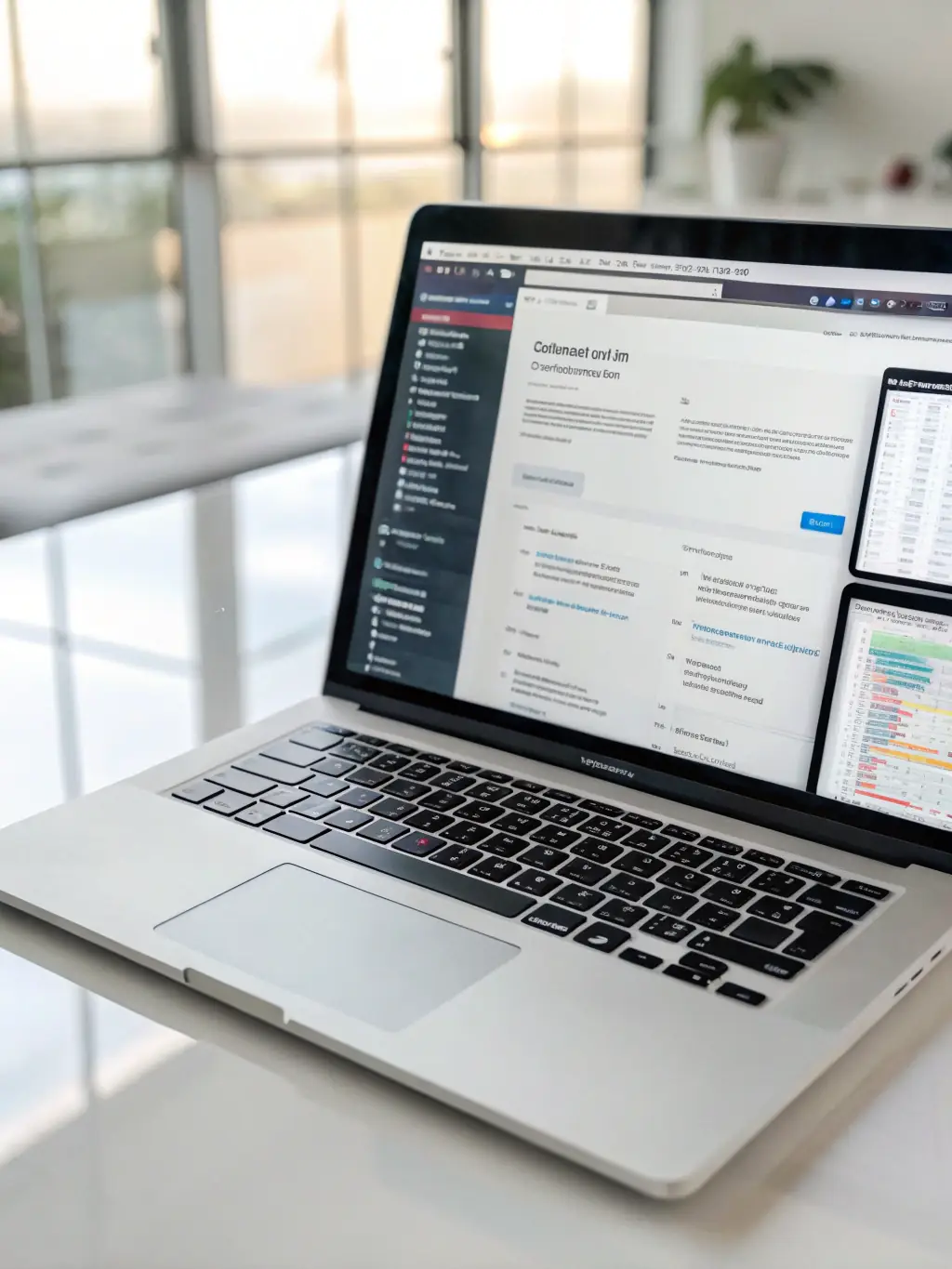 A clean and modern interface of a web application, showcasing full-stack development principles, used to represent the Full-Stack Development module.